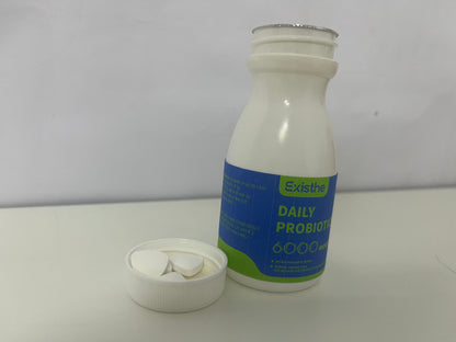 ExistheDaily Probiotics: 6 Active Strains & 6000 Billion CFU — Daily Gut Balance Support Supplement