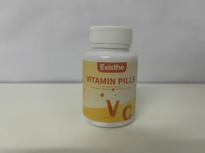 Existhe Vitamin C - Powerful Antioxidant Immune Support - Sensitive Stomach Existhe Vitamin C Pills  Calcium Ascorbate