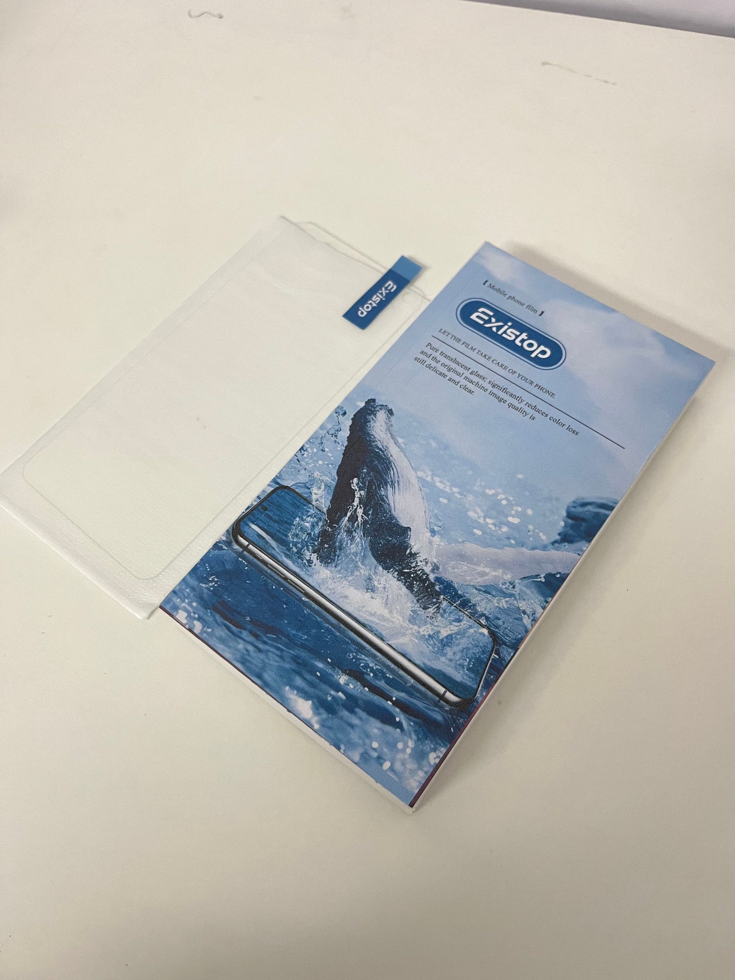 Existop Pure Translucent HD Screen Protector - Let Your Screen Shine Like a Whale Leaping Through Waves