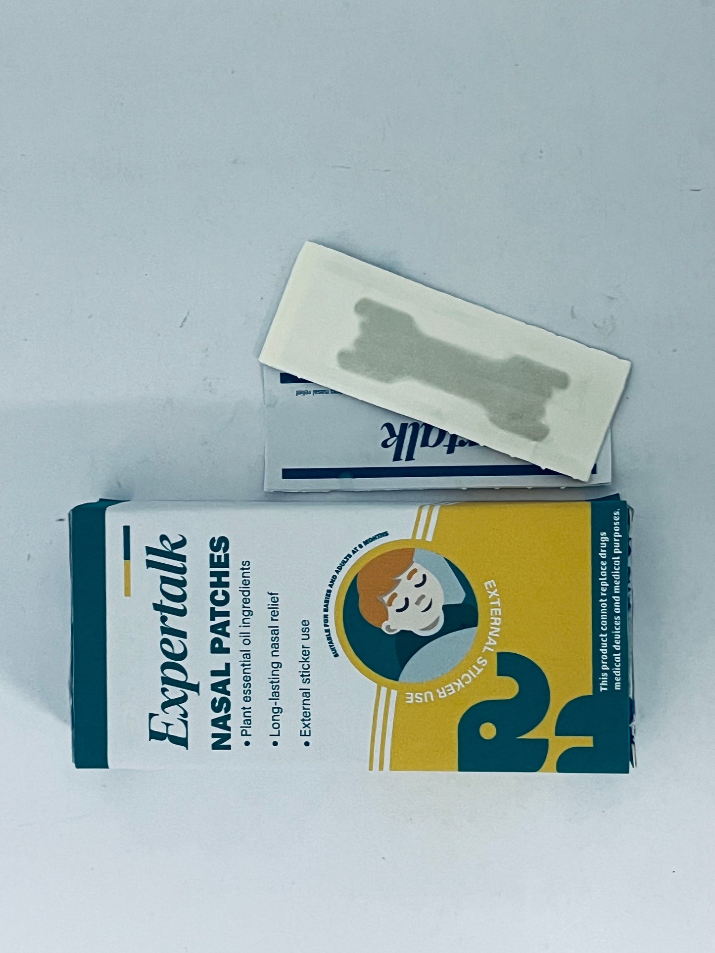 Expertalk Nasal Strips,Clear Nasal Strips with Box