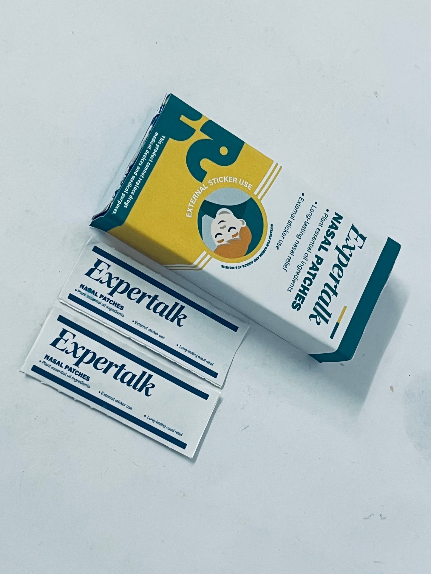 Expertalk Nasal Strips,Clear Nasal Strips with Box