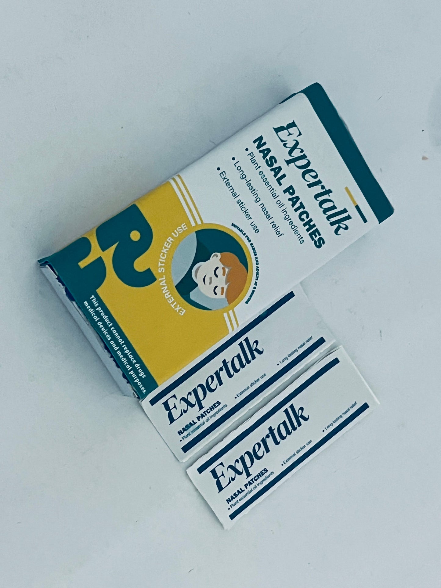Expertalk Nasal Strips,Clear Nasal Strips with Box