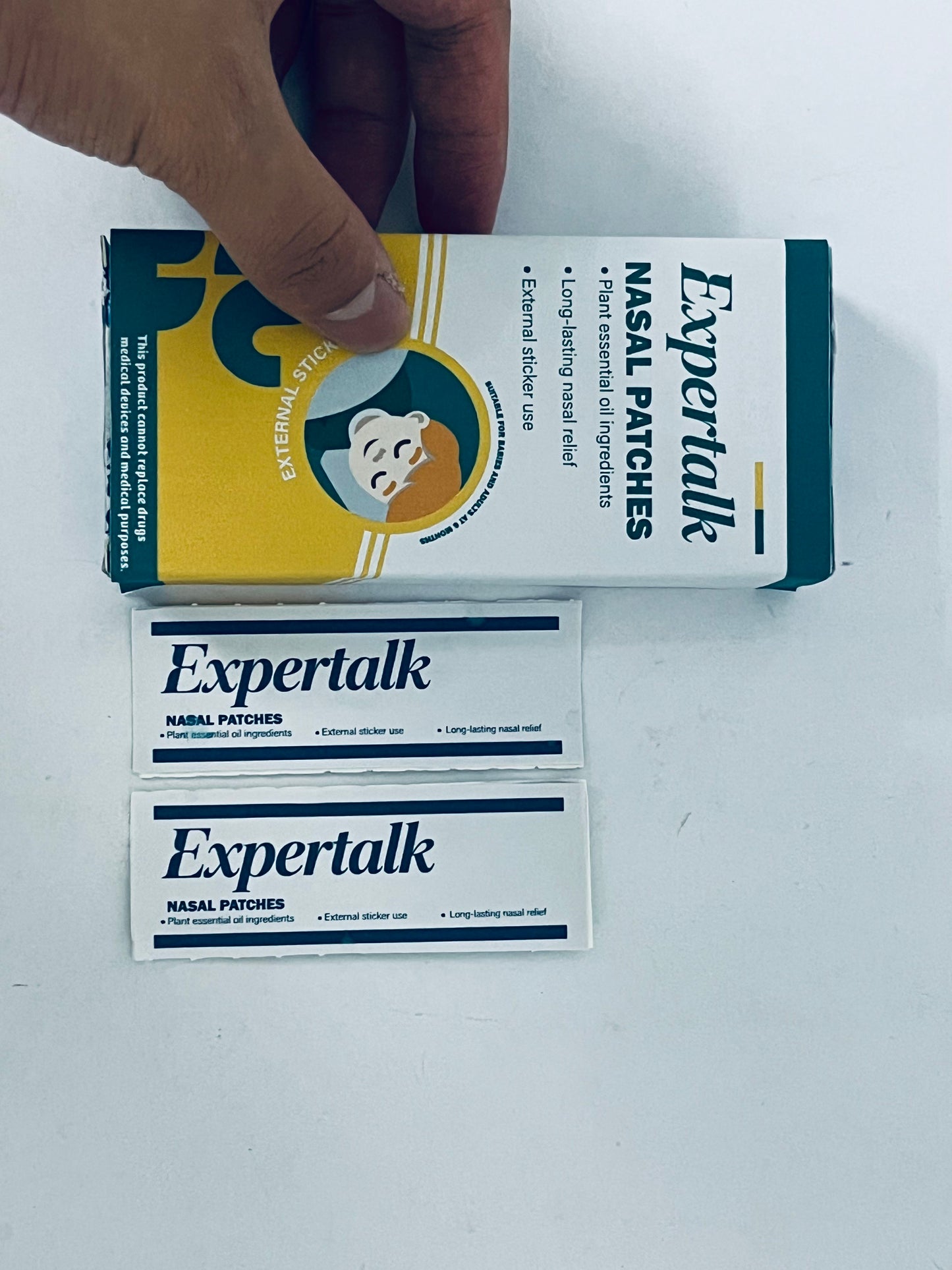 Expertalk Nasal Strips,Clear Nasal Strips with Box