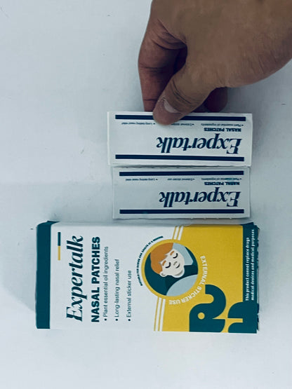 Expertalk Nasal Strips,Clear Nasal Strips with Box