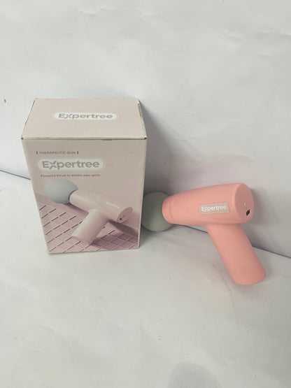 Expertree Mini Massage Gun - Portable Muscle Therapy Deep Tissue Percussion Massager for Athletes, Pain Relief & Recovery, Quiet Technology, 6 Attachments, for Men & Women, Pink