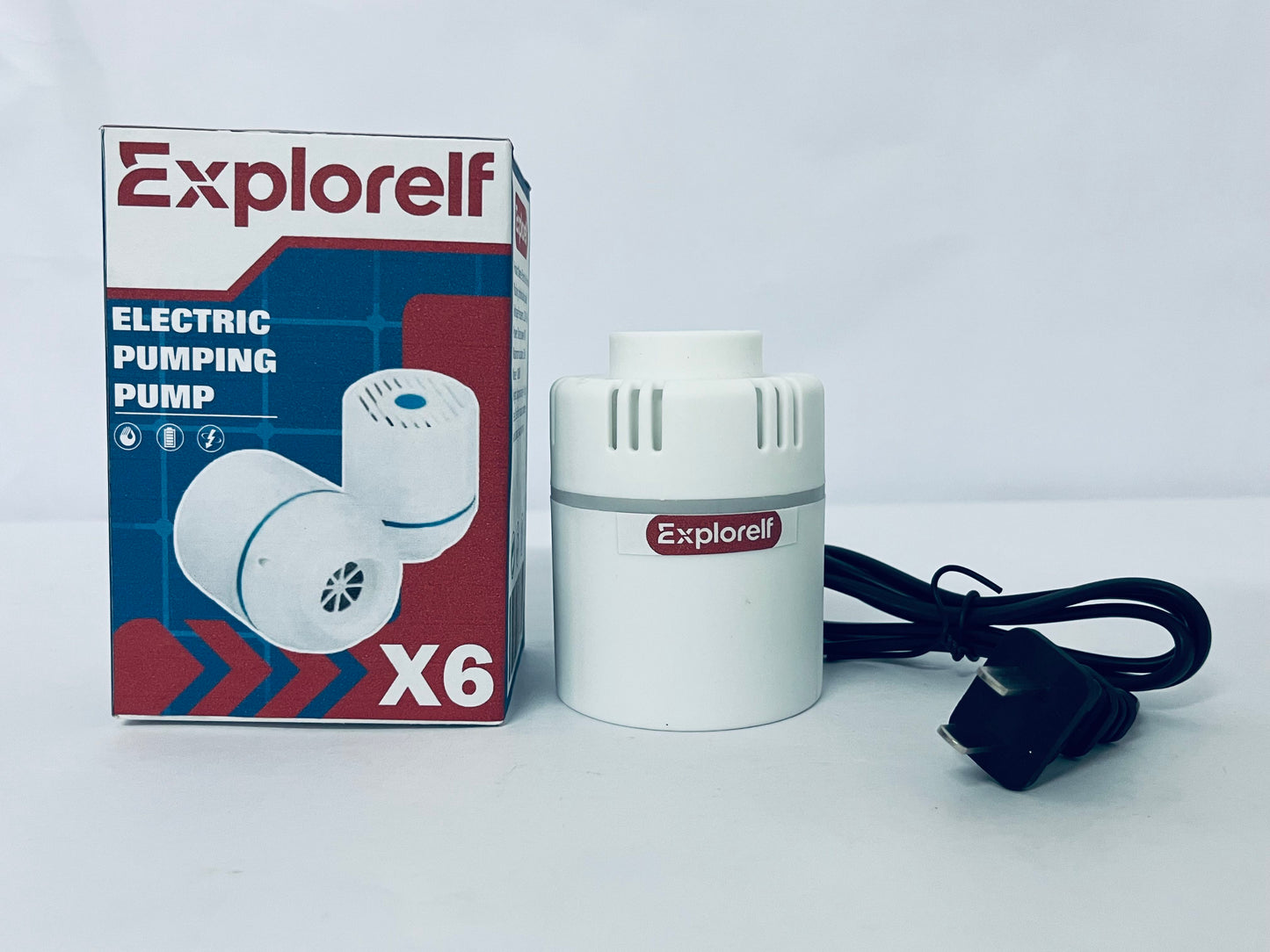 Explorelf Electric Pump for Vacuum Storage Bags Travel Vacuum Pump for Various Vacuum Seal Bags Portable Vacpack Air Pump for Compression Clothing Blanket Luggage