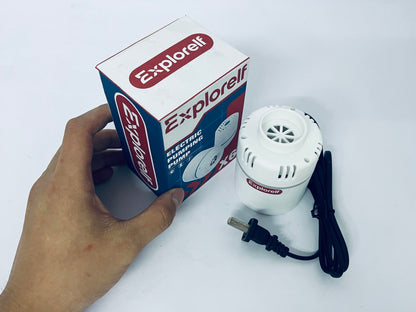 Explorelf Electric Pump for Vacuum Storage Bags Travel Vacuum Pump for Various Vacuum Seal Bags Portable Vacpack Air Pump for Compression Clothing Blanket Luggage