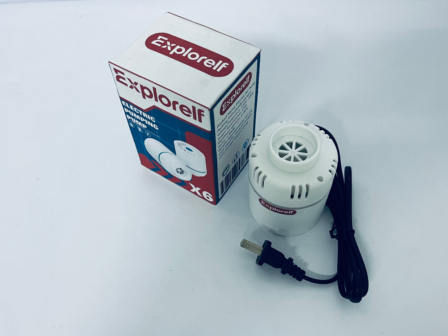 Explorelf Electric Pump for Vacuum Storage Bags Travel Vacuum Pump for Various Vacuum Seal Bags Portable Vacpack Air Pump for Compression Clothing Blanket Luggage