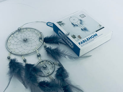 FABLEHOM Dream Catcher Girls Handmade Dream Catcher Feather Dream Catcher Wall Hanging Woven in Bohemian Style Craft
