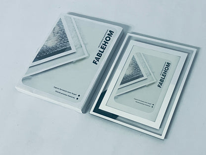 FABLEHOM 5x7 Picture Frame Glass Photo Frames Made of High Definition Real Glass Display Pictures Horizontal or Vertical for Table