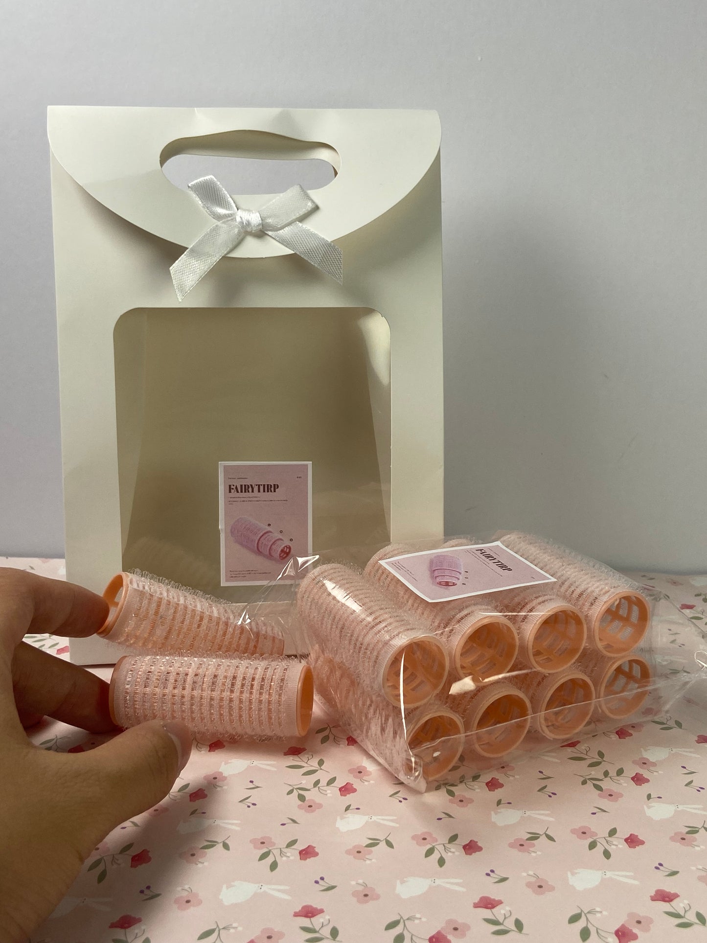 FAIRYTIRP Hair Rollers, 10  pieces per pack Salon Hair Dressing Curlers, Self Grip Hair Roller Sets, Hair Curlers, DIY Curly Hairstyle