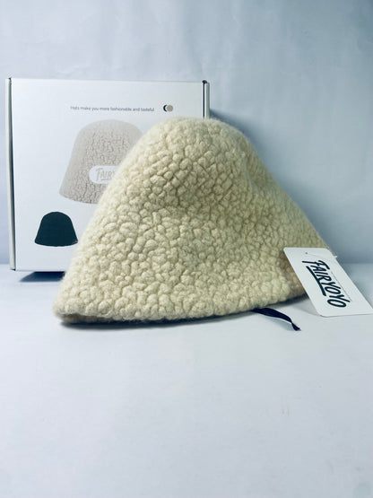 FAIRYOYO Women Winter Bucket Hat Warm Hats Cloche Faux Fur Fisherman Cap