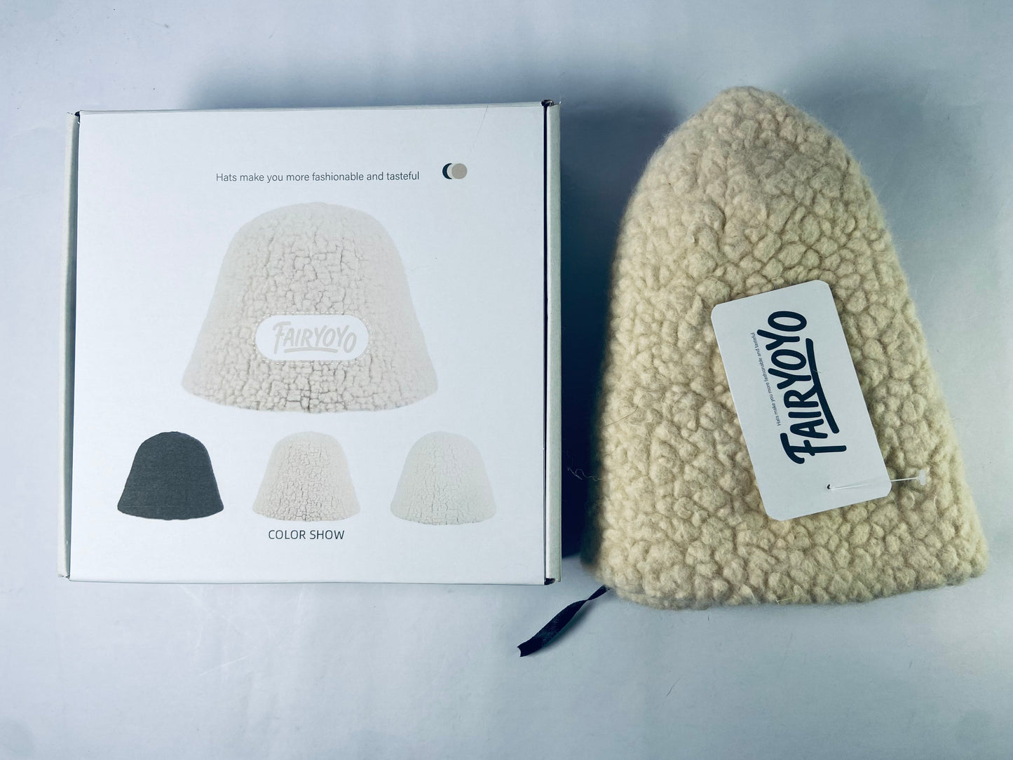 FAIRYOYO Women Winter Bucket Hat Warm Hats Cloche Faux Fur Fisherman Cap