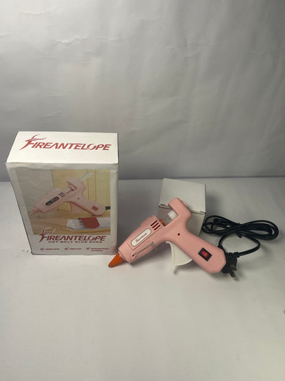 FIREANTELOPE Hot Glue Gun Kit with 40 Glue Sticks and Anti-Scalding Nozzles, Fast Preheating Mini Hot Melt Gun Set for Crafts, DIY Arts, Class Projects, School, Home Repairs - Multicolors