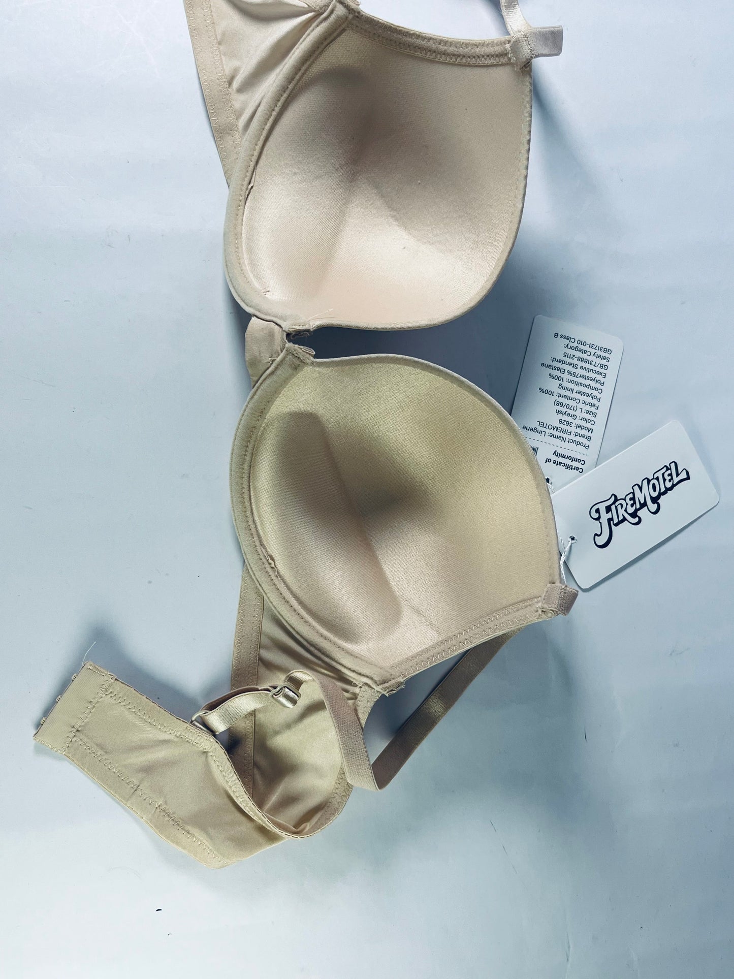 FIREMOTEL Women's Basic Smooth Bra,Women's Push Up Bra,Supportive Bras Comfortable Inbarely.Elastic but not tight, comfortable and soft.