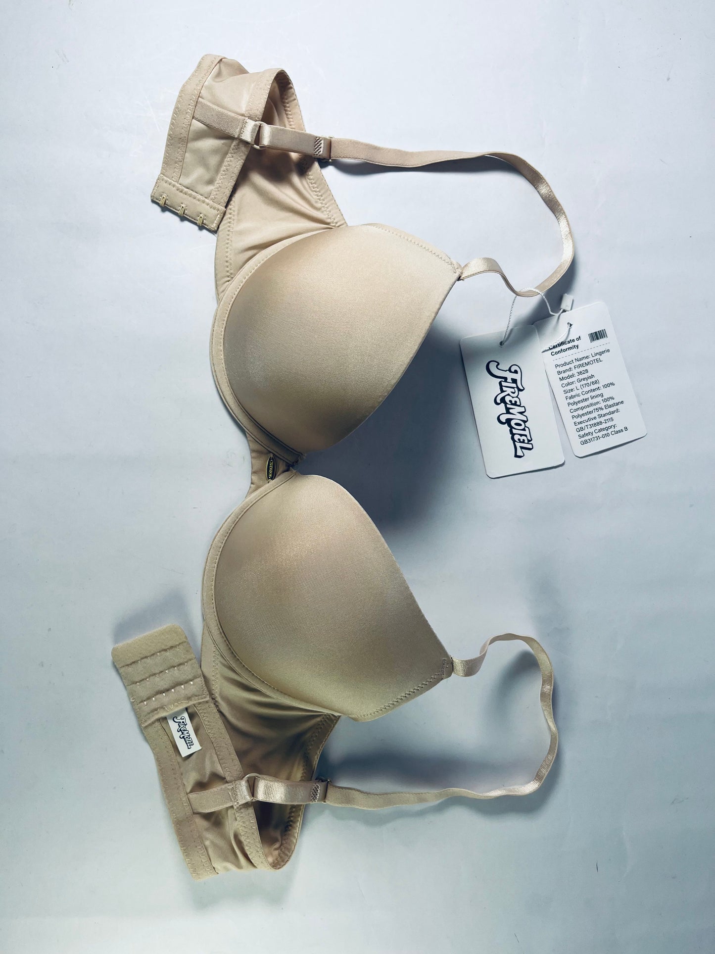 FIREMOTEL Women's Basic Smooth Bra,Women's Push Up Bra,Supportive Bras Comfortable Inbarely.Elastic but not tight, comfortable and soft.