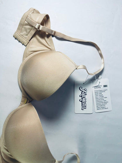 FIREMOTEL Women's Basic Smooth Bra,Women's Push Up Bra,Supportive Bras Comfortable Inbarely.Elastic but not tight, comfortable and soft.