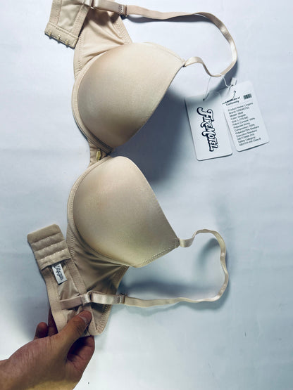 FIREMOTEL Women's Basic Smooth Bra,Women's Push Up Bra,Supportive Bras Comfortable Inbarely.Elastic but not tight, comfortable and soft.