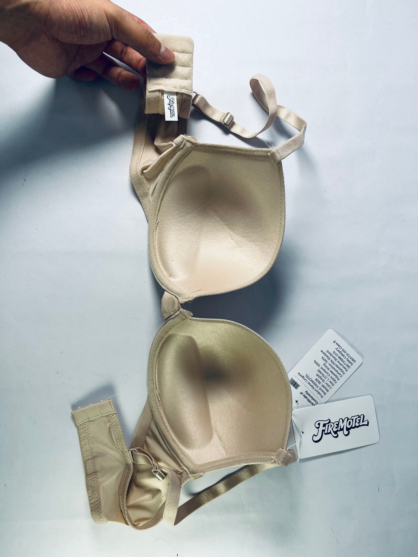FIREMOTEL Women's Basic Smooth Bra,Women's Push Up Bra,Supportive Bras Comfortable Inbarely.Elastic but not tight, comfortable and soft.