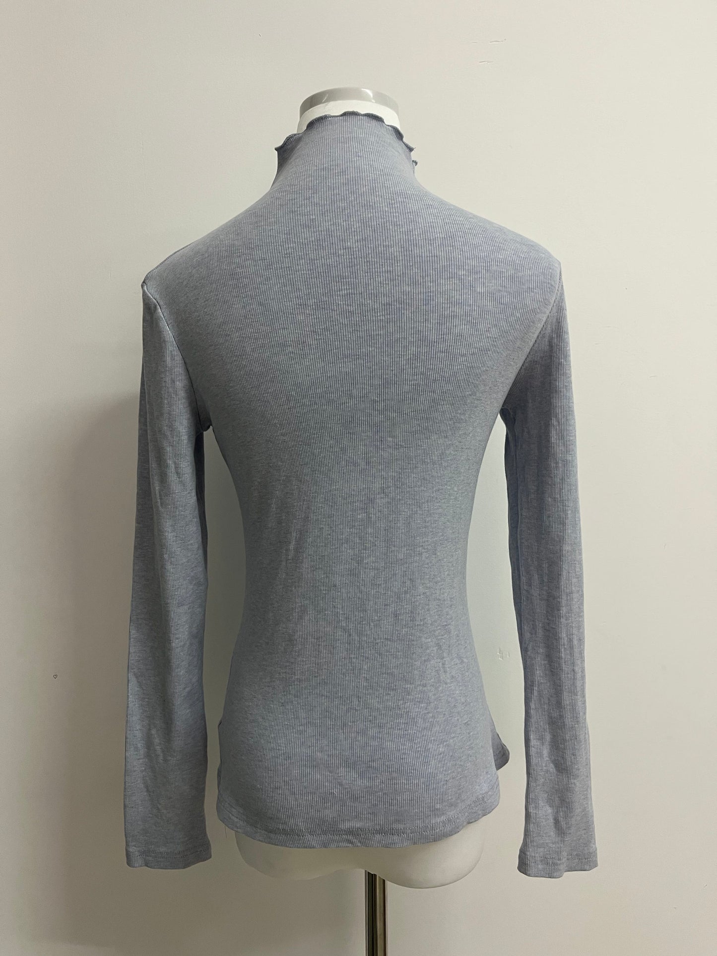 FIREMOTEL Women's High Neck Stretch Top Cotton,Slim Fitted Tight Casual Basic.Comfortable and stylish pieces.Your Wardrobe Essentials.