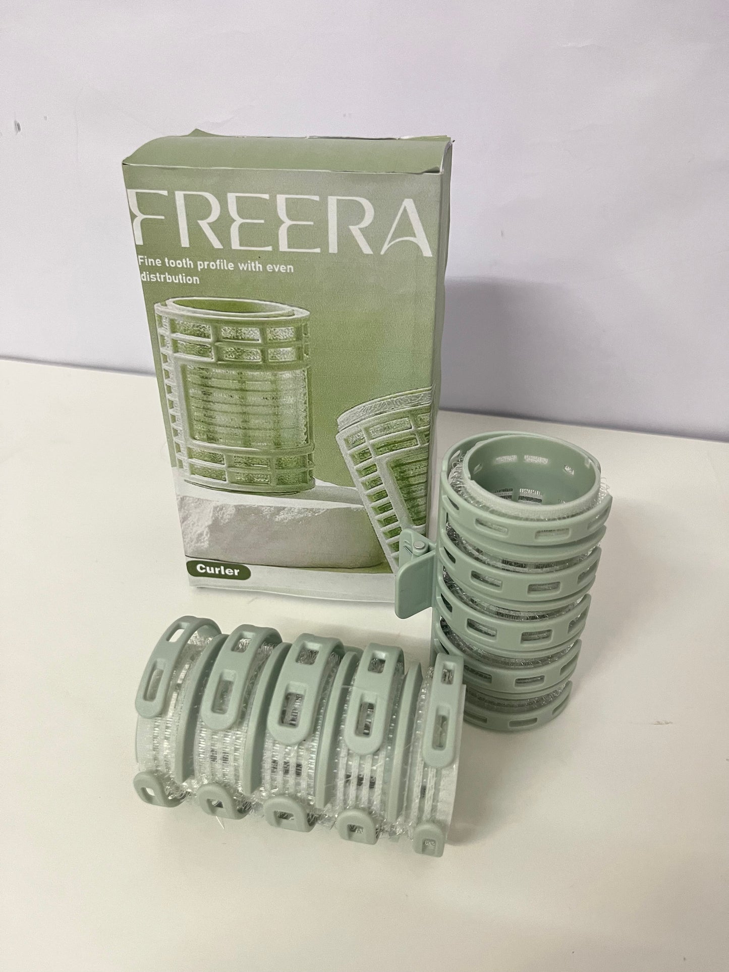 FREERA Self-Adhesive Hair Rollers Damage-Free Styling An Easy-to-Use Home Hair Tool for Natural Curls