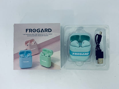 FROGARD Wireless Earbuds, Bluetooth Earbuds 5.4 Headphones LED Touch Screen with 5 EQ Modes, 48H Headphones Wireless Noise with ANC Noise Cancelling, Deep Bass Stereo for Laptop, Android/iOS, Pad