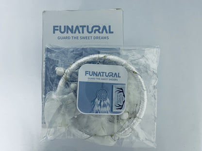 FUNATURAL Dream Catcher Creative Plume Dream Catcher Pendant Handwoven Ornament for Unique Wall Hanging Decor for Bedroom Living Room and Shop Premium Quality Craftsmanship