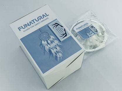 FUNATURAL Dream Catcher Creative Plume Dream Catcher Pendant Handwoven Ornament for Unique Wall Hanging Decor for Bedroom Living Room and Shop Premium Quality Craftsmanship