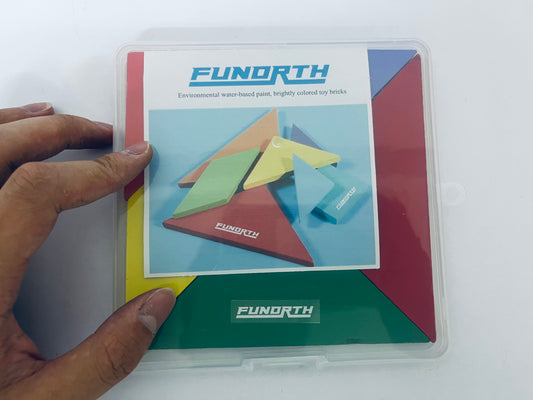 FUNORTH Tangramsatz Educational Travel Activity Board Games Kids Toddler