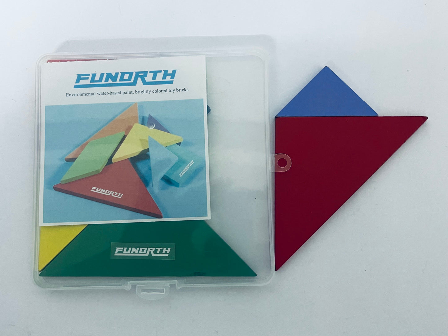 FUNORTH Tangramsatz Educational Travel Activity Board Games Kids Toddler