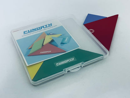 FUNORTH Tangramsatz Educational Travel Activity Board Games Kids Toddler