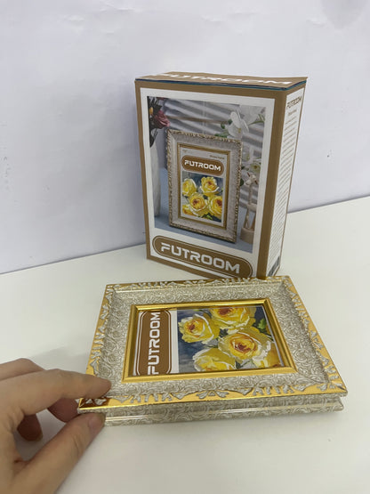 [FUTROOM Picture frames]-European Rose Embossed Picture Frame - Luxury Desktop/Wall Decor