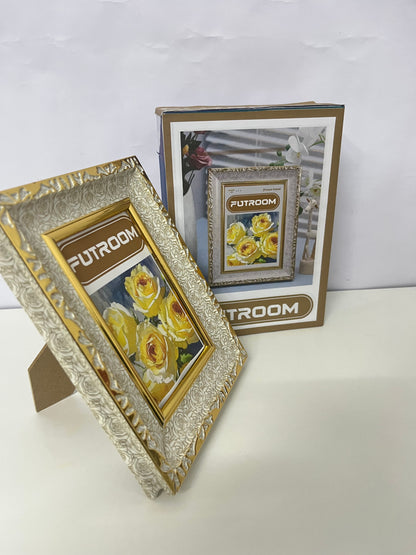 [FUTROOM Picture frames]-European Rose Embossed Picture Frame - Luxury Desktop/Wall Decor