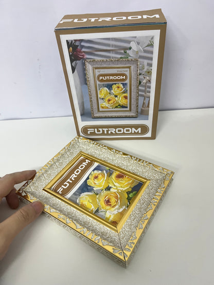 [FUTROOM Picture frames]-European Rose Embossed Picture Frame - Luxury Desktop/Wall Decor