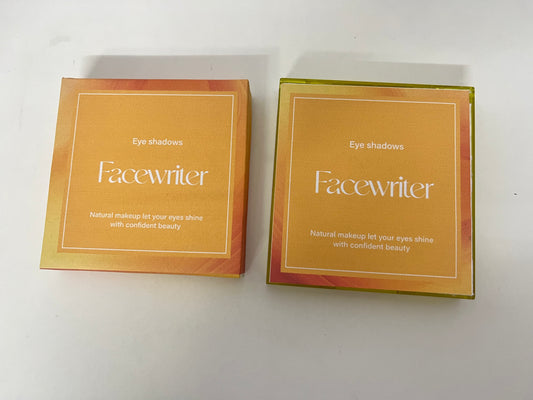 [Facewriter Eye shadow]——Warm Brown Amber 9-Color Eyeshadow Palette - Matte, Shimmer, Glitter Versatile Palette
