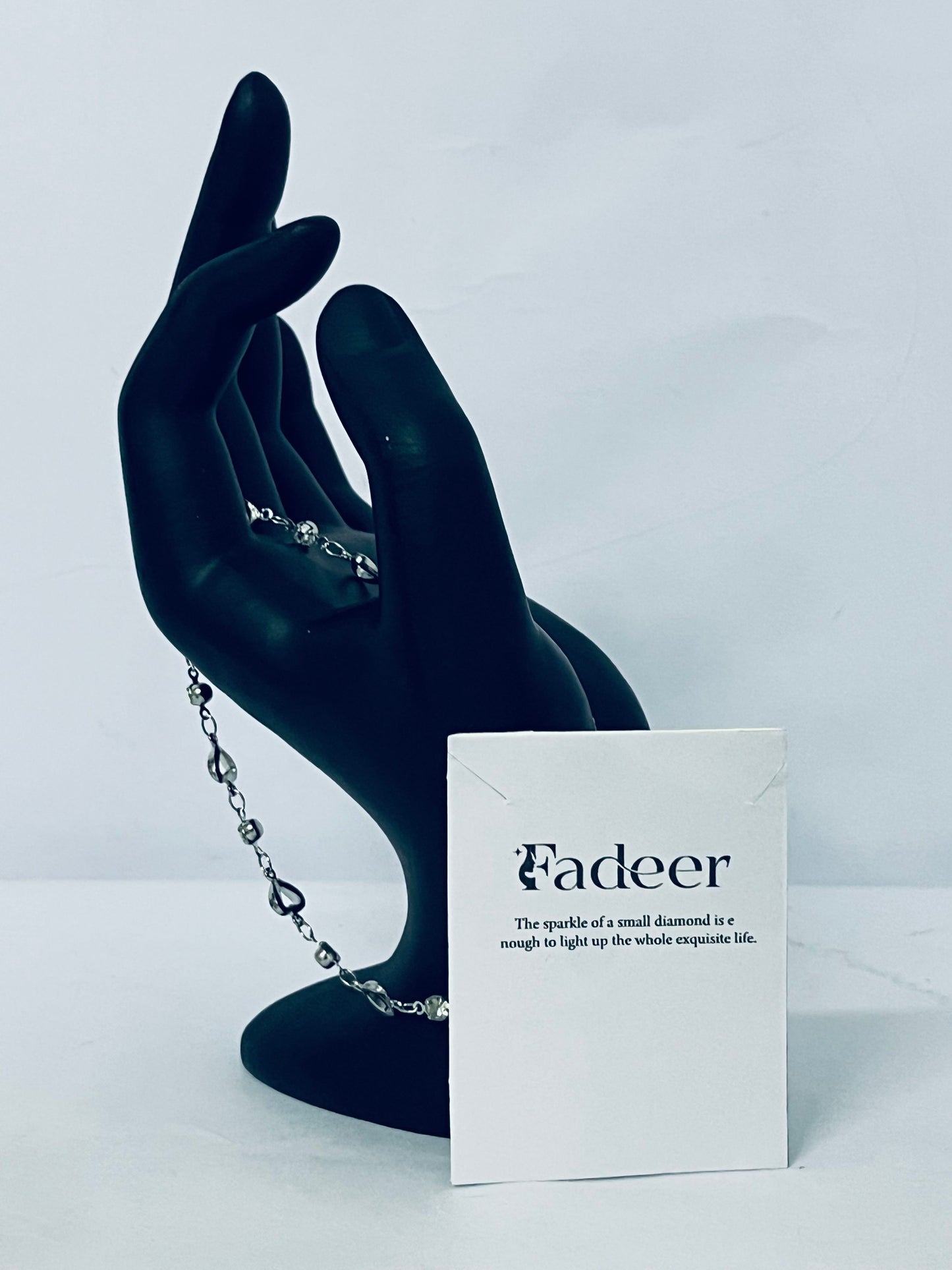 Fadeer 925 Sterling Silver Bracelet for Women - Dainty 6.5/7 Inch 3mm Bead Link Chain Bracelets Trendy 16K Gold Plated Adjustable Satellite Chain Waterproof Non Tarnish Jewelry Gift