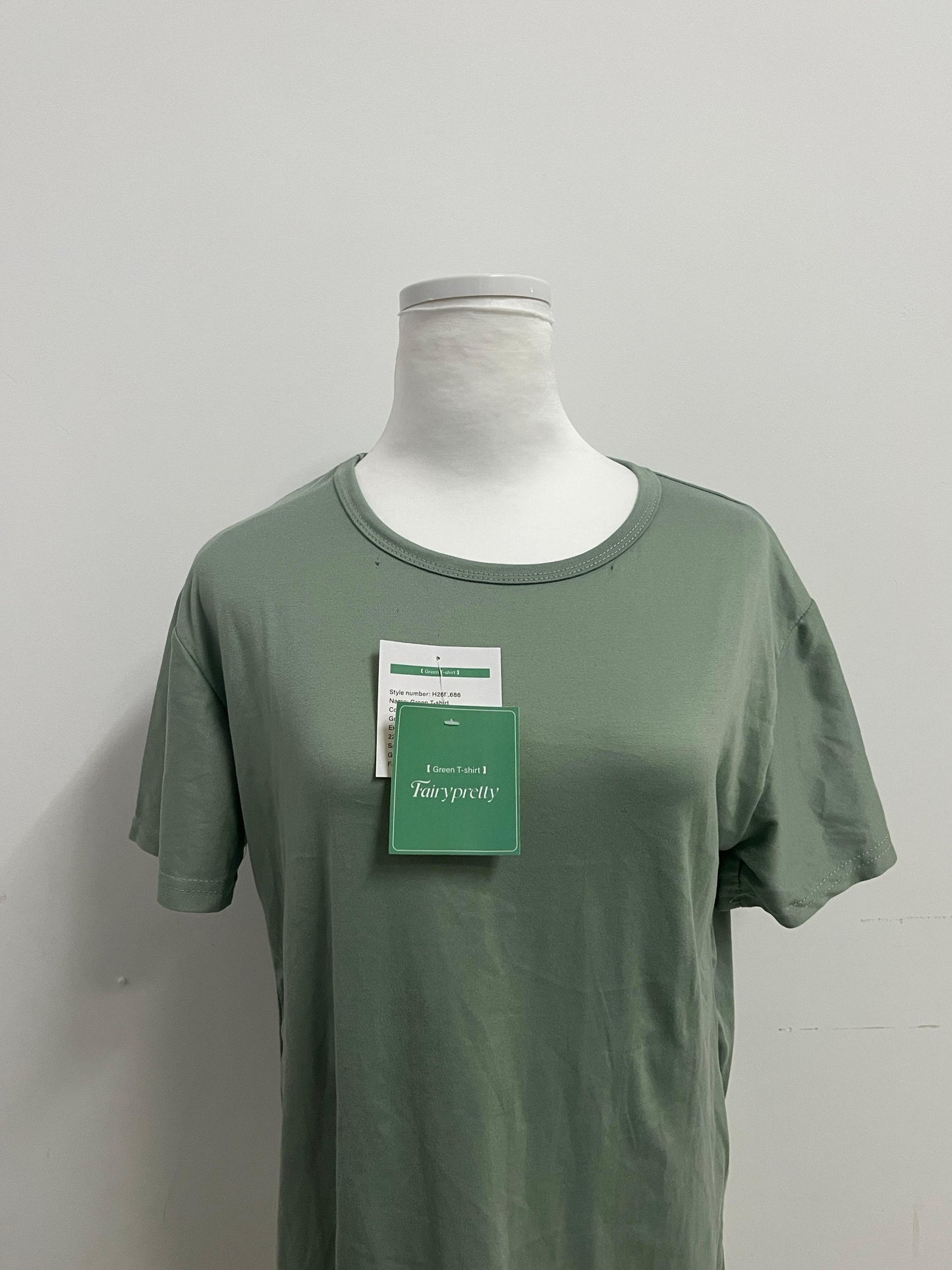 Fairypretty T-shirts Military Green Simple T - shirt —— The Perfect Combination of Comfort and Fashion