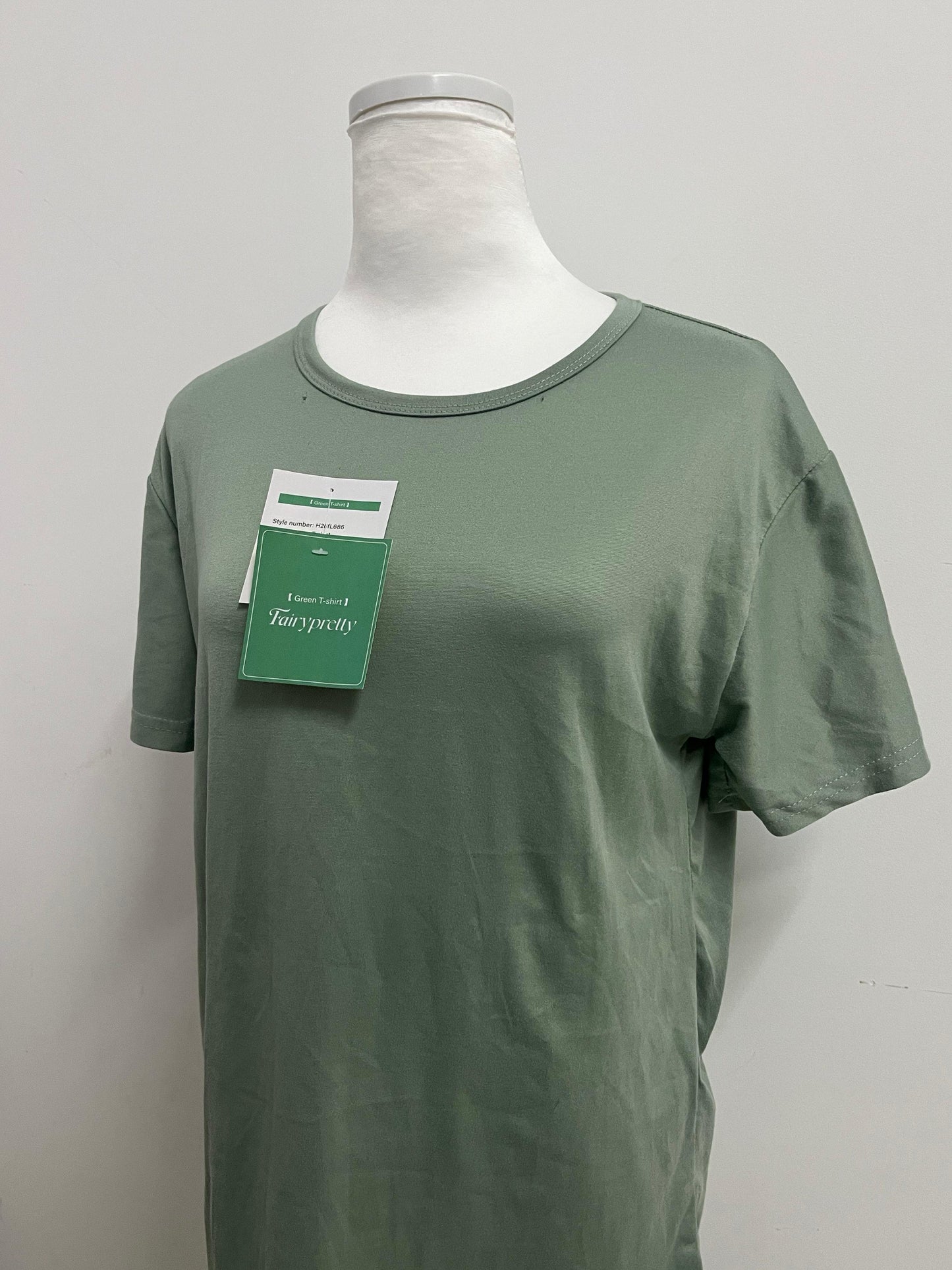 Fairypretty T-shirts Military Green Simple T - shirt —— The Perfect Combination of Comfort and Fashion