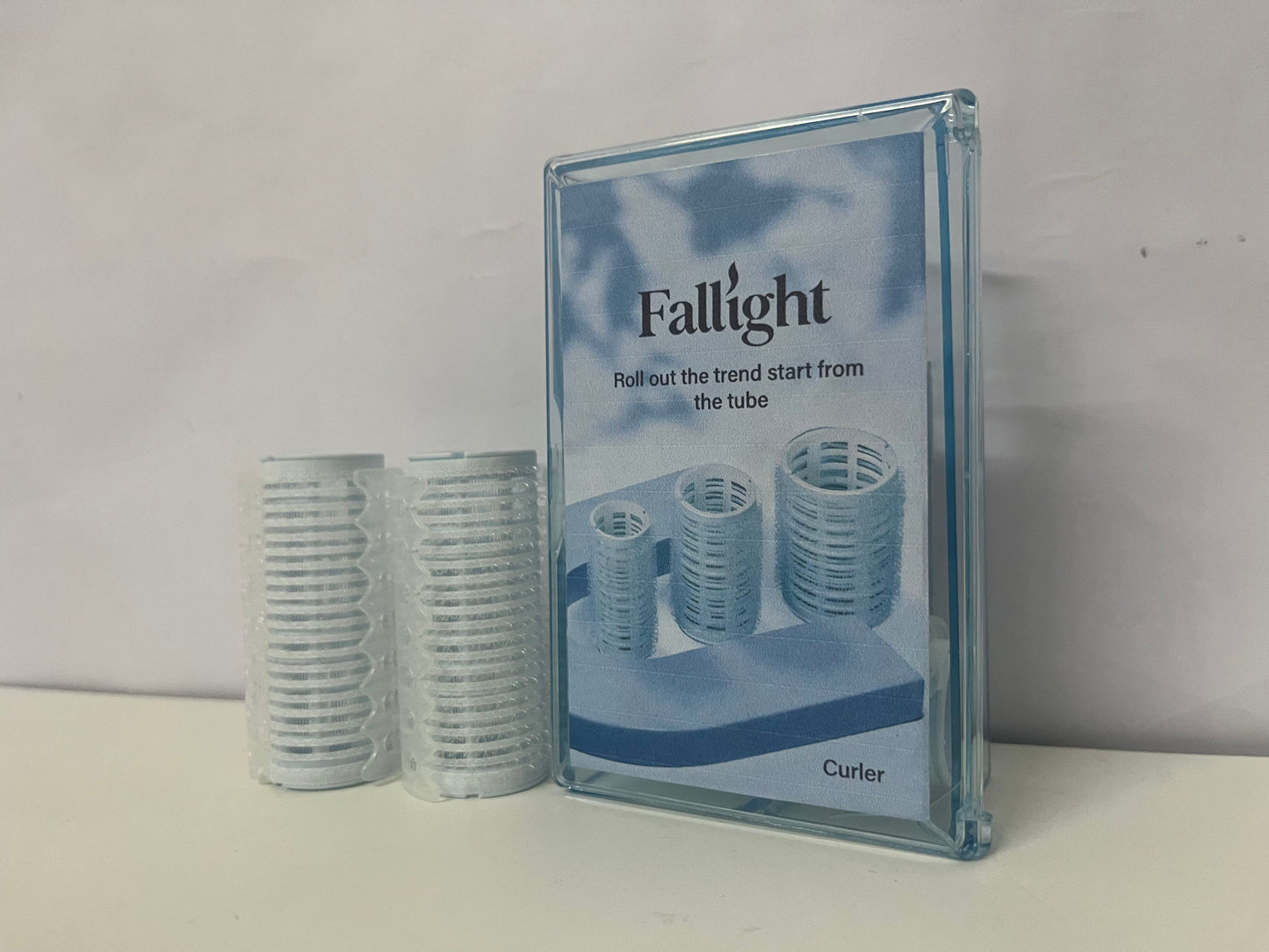[Fallight Non-electric hair rollers]-Self-Grip Non-Electric Hair Rollers Set - 3-Size Velcro Curlers for Heatless Styling
