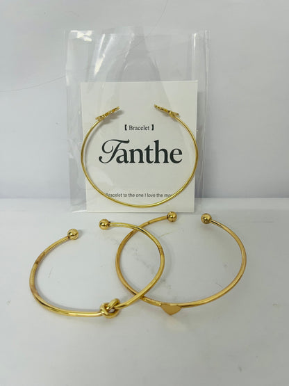 Fanthe Gold Bangle Bracelet For Women 14k Plated Multi Layer Cuff Bracelets Set Trendy Boho Textured Indian Punk Chunky Cable Smooth Bangles Elegance Stack Minimalist Jewelry Gift