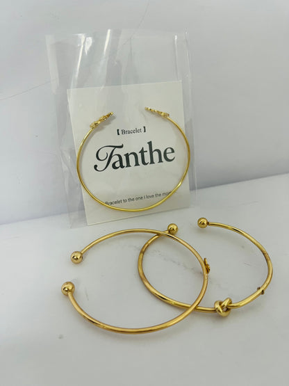 Fanthe Gold Bangle Bracelet For Women 14k Plated Multi Layer Cuff Bracelets Set Trendy Boho Textured Indian Punk Chunky Cable Smooth Bangles Elegance Stack Minimalist Jewelry Gift