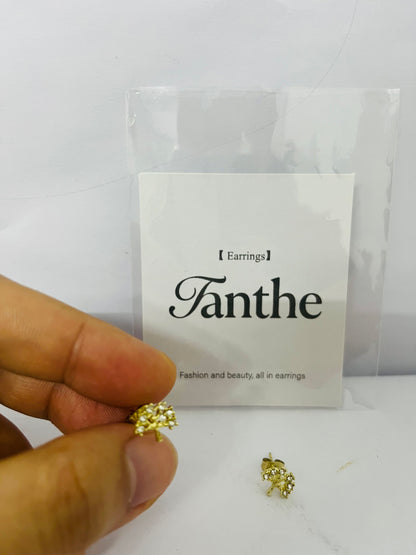 Fanthe Heart Earrings for Women – 14k Gold Plated Statement Earrings, Romantic Jewelry Gift for Her, Hypoallergenic, Cute Fashion Earrings for Everyday or Special Occasion