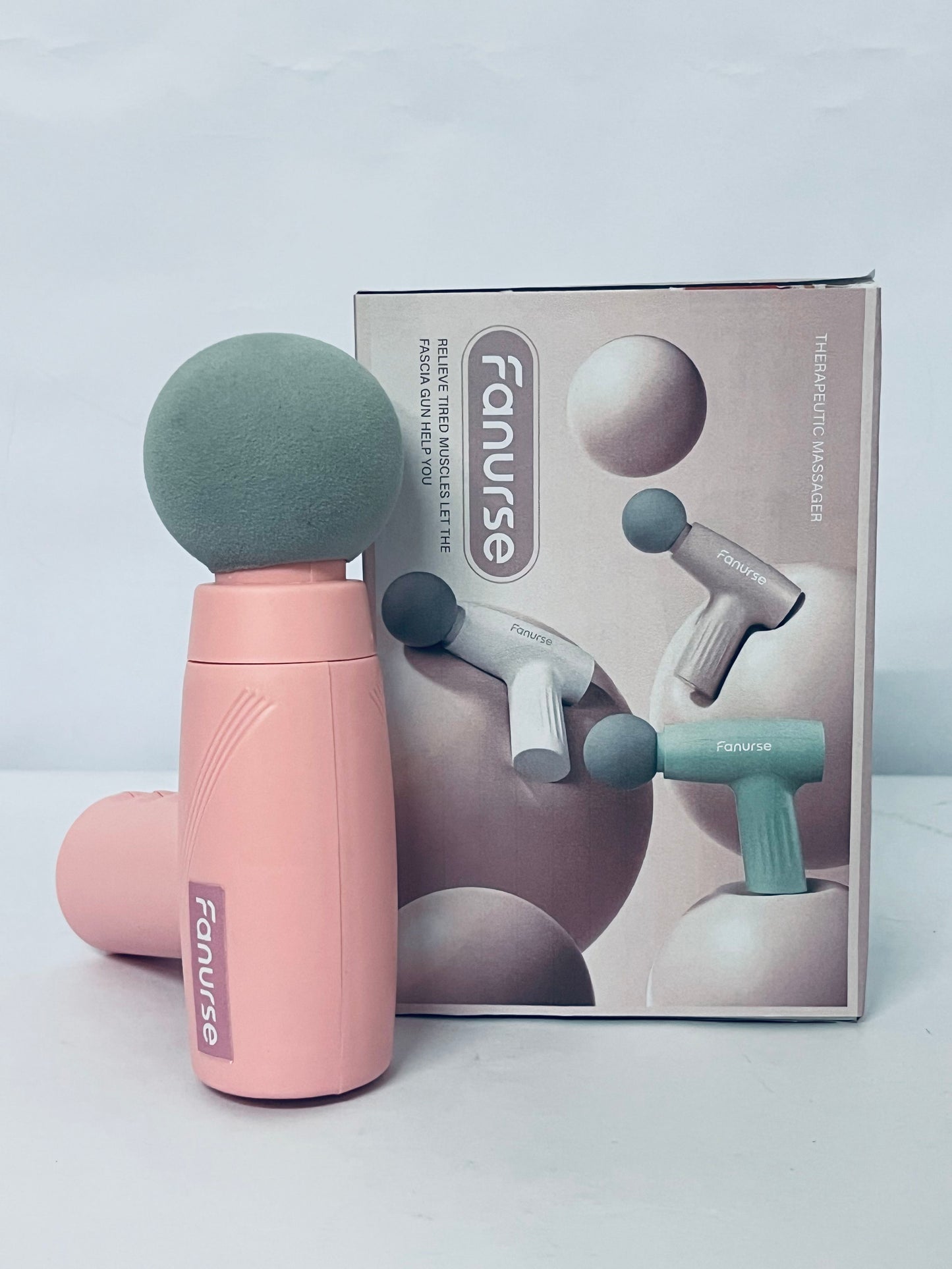 Fanurse Pink Massage Gun, Deep Tissue Back Massage for Pain Relief