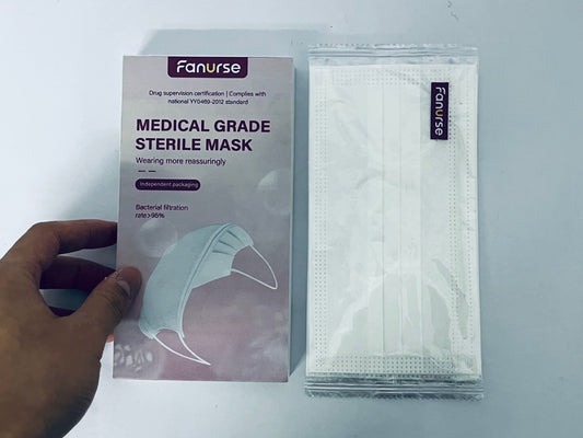 Fanurse 3Ply Disposable Face Masks – ≥95% Filtration