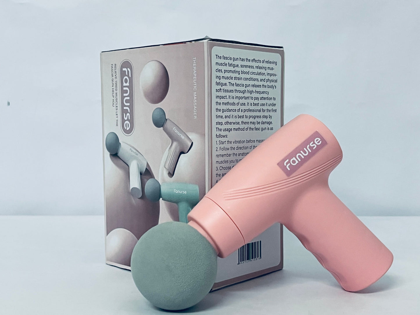Fanurse Pink Massage Gun, Deep Tissue Back Massage for Pain Relief