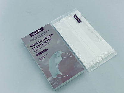 Fanurse 3Ply Disposable Face Masks – ≥95% Filtration