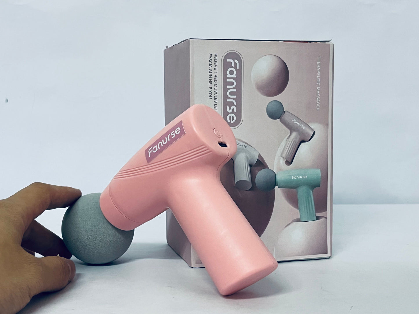 Fanurse Pink Massage Gun, Deep Tissue Back Massage for Pain Relief