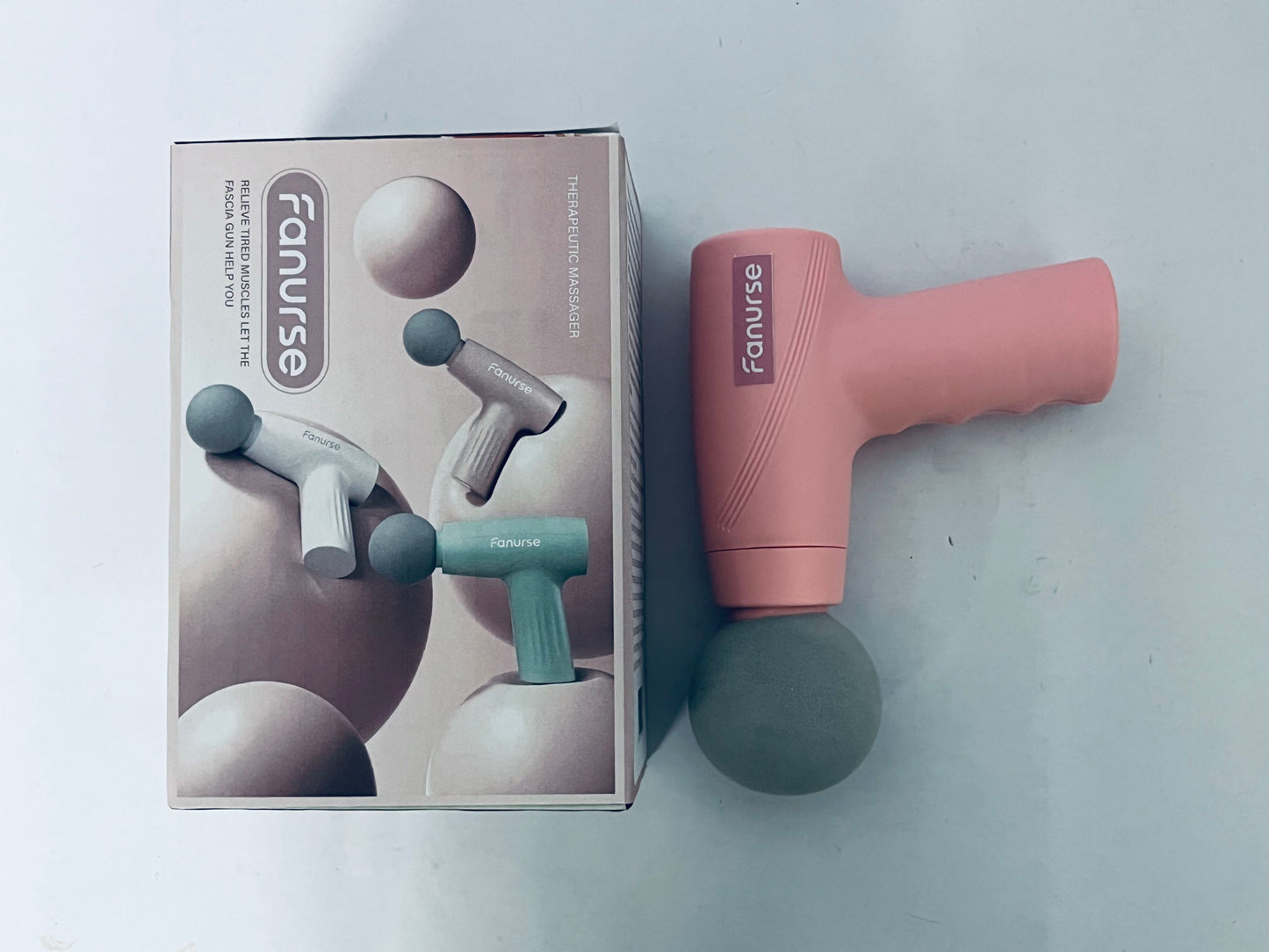 Fanurse Pink Massage Gun, Deep Tissue Back Massage for Pain Relief