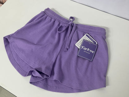 [Farlove Pants]——Farlove Waffle Knit Lounge Shorts - Loose-Fit Casual Shorts for Home & Outdoors