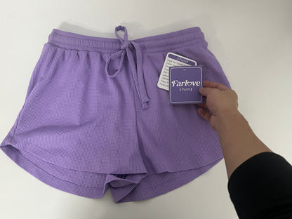 [Farlove Pants]——Farlove Waffle Knit Lounge Shorts - Loose-Fit Casual Shorts for Home & Outdoors